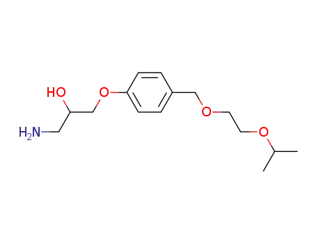 Molecular Structure of 333316-11-3 (1-(p-2-isopropoxyethoxymethylphenoxy)-3-amino-propan-2-ol)