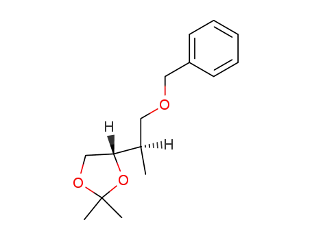 (2S,3R)-threo-3-methylbutane-1,2,4-triol 1,2-acetonide 4-benzyl ether