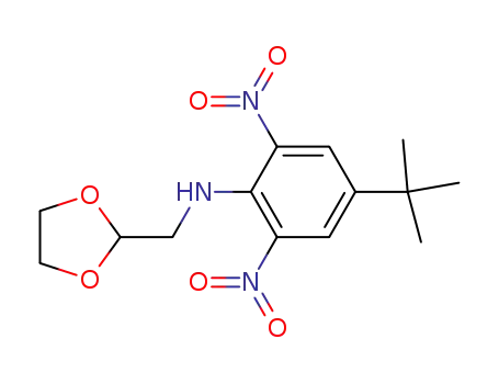 N-1,3-dioxolan-2-ylmethyl-2,6-dinitro-4-t-butylaniline