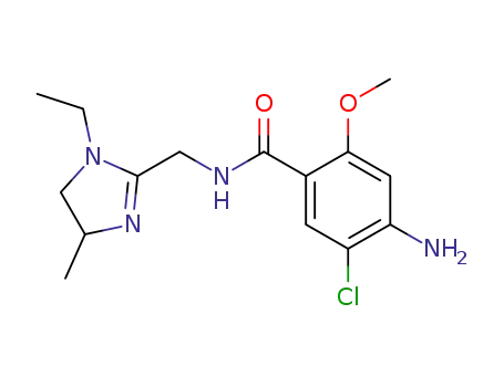 N-[(1-ETHYL 4-METHYL 2-IMIDAZOLIN-2-YL)METHYL] 2-METHOXY 4-AMINO 5-CHLOROBENZAMIDE