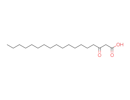 Molecular Structure of 16694-29-4 (Octadecanoic acid, 3-oxo-)