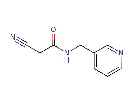 Molecular Structure of 283153-85-5 (2-CYANO-N-(3-PYRIDINYLMETHYL)ACETAMIDE)