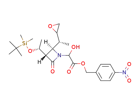 [(2R,3S)-3-[(R)-1-(tert-Butyl-dimethyl-silanyloxy)-ethyl]-2-((R)-1-oxiranyl-ethyl)-4-oxo-azetidin-1-yl]-hydroxy-acetic acid 4-nitro-benzyl ester