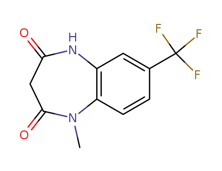 1H-1,5-Benzodiazepine-2,4(3H,5H)-dione, 1-methyl-7-(trifluoromethyl)-