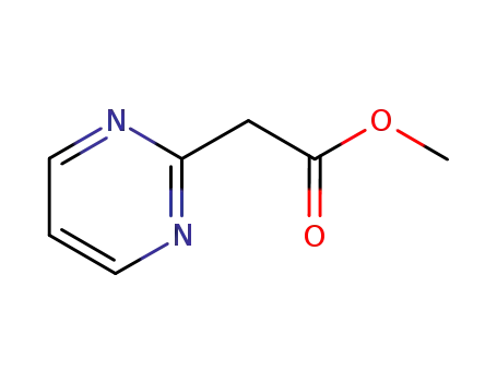 Molecular Structure of 60561-50-4 (Methyl2-(2-pyrimidyl)acetate)