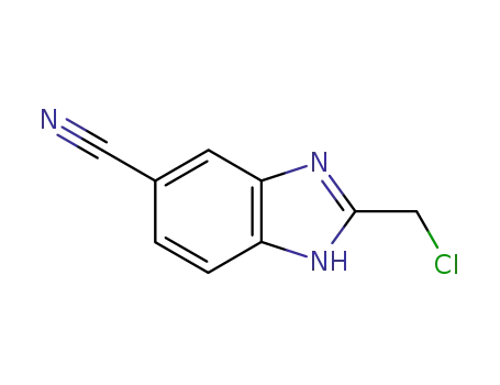 2-(클로로메틸)-1H-벤조[D]이미다졸-6-탄소니트릴