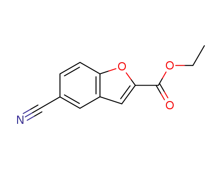 Molecular Structure of 84102-76-1 (ethyl 5-cyanobenzofuran-2-carboxylate)