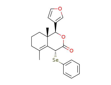 (1RS,4SR,8aRS)-2-(3-furyl)-5,8a-dimethyl-4-(benzylseleno)-3,4,6,7,8,8a-hexahydro-1H-2-benzopyran-3-one
