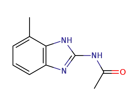 아세트아미드, N-(4-메틸-1H-벤즈이미다졸-2-일)-(9CI)