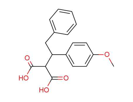 3-p-methoxyphenyl-2-carboxy-4-phenylbutyric acid