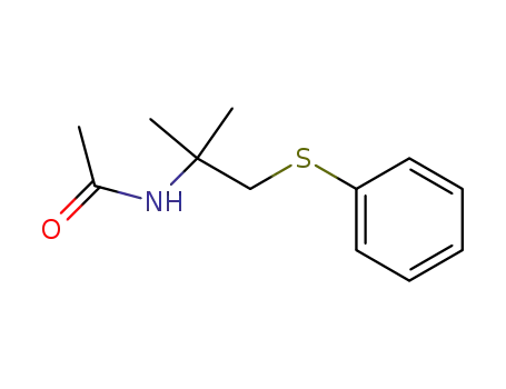 2-acetamido-2-methyl-1-(phenylthio)-propane
