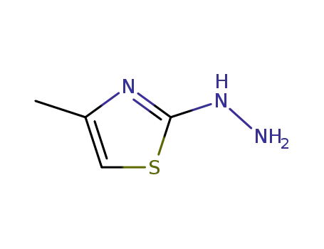 Molecular Structure of 78886-45-0 ((4-METHYL-THIAZOL-2-YL)-HYDRAZINE)