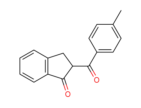 Molecular Structure of 41814-41-9 (2-p-toluoylindan-1-one)