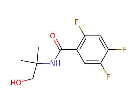 Benzamide,2,4,5-trifluoro-N-(2-hydroxy-1,1-dimethylethyl)-