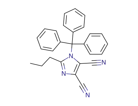 2-Propyl-1-tritylimidazole-4,5-dicarbonitrile
