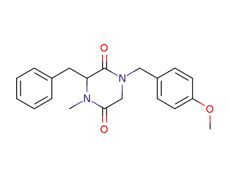 3-benzyl-1-(4-methoxybenzyl)-4-methyl-2,5-piperazinedione
