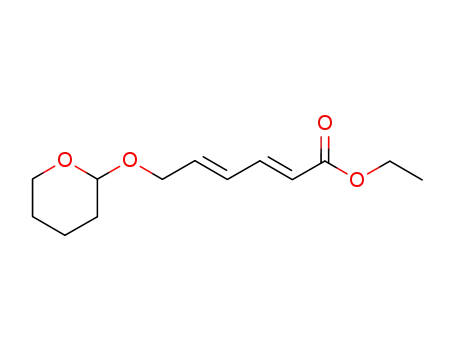 2,4-Hexadienoic acid, 6-[(tetrahydro-2H-pyran-2-yl)oxy]-, ethyl ester,
(E,E)-