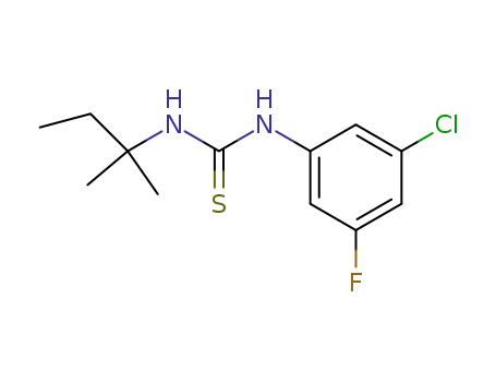 N-(3-chloro-5-fluorophenyl)-N'-t-pentylthiourea