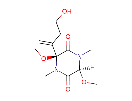 (3S,6S)-3-(3-Hydroxy-1-methylene-propyl)-3,6-dimethoxy-1,4-dimethyl-piperazine-2,5-dione