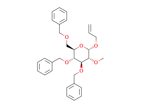 allyl-2-O-methyl-3,4,6-tri-O-benzyl-α-D-glucopyranoside