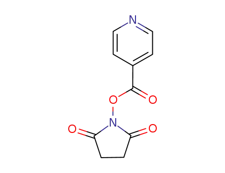 Molecular Structure of 26074-92-0 (2,5-Pyrrolidinedione, 1-[(4-pyridinylcarbonyl)oxy]-)