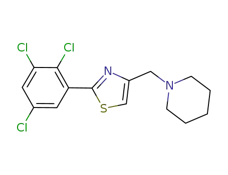 C<sub>15</sub>H<sub>15</sub>Cl<sub>3</sub>N<sub>2</sub>S