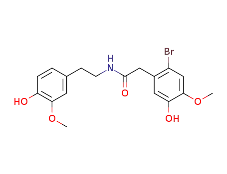 2-(2-Bromo-5-hydroxy-4-methoxy-phenyl)-N-[2-(4-hydroxy-3-methoxy-phenyl)-ethyl]-acetamide