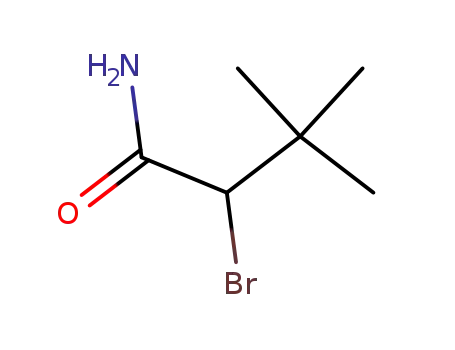 Molecular Structure of 25117-56-0 (2-bromo-3,3-dimethylbutanamide)