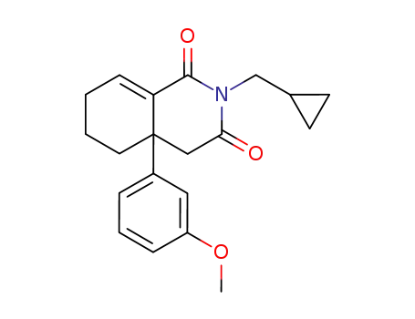 1,3(2H,4H)-Isoquinolinedione,
2-(cyclopropylmethyl)-4a,5,6,7-tetrahydro-4a-(3-methoxyphenyl)-