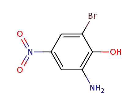 Molecular Structure of 185335-67-5 (Phenol, 2-amino-6-bromo-4-nitro-)