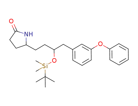 5-[3-(tert-butyl-dimethyl-silanyloxy)-4-(3-phenoxy-phenyl)-butyl]-pyrrolidin-2-one
