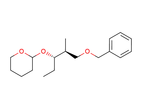 (2S,3S)-threo-2-methylpentane-1,3-diol 1-benzyl ether 3-THP ether