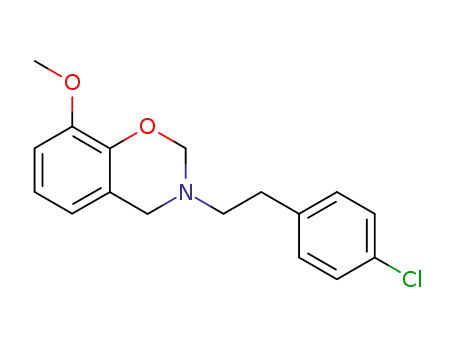 2H-1,3-Benzoxazine, 3,4-dihydro-3-(2-(4-chlorophenyl)ethyl)-8-methoxy-