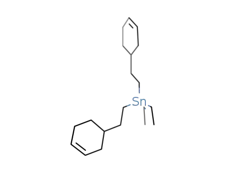 (C<sub>2</sub>H<sub>5</sub>)2Sn(CH<sub>2</sub>CH<sub>2</sub>C<sub>6</sub>H<sub>9</sub>)2