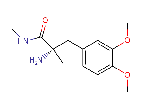 α-methyl-β-3,4-dimethoxyphenyl-L-alanine methyl amide