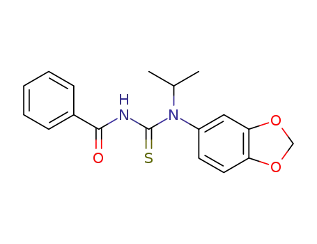 N<sup>1</sup>-isopropyl-N<sup>1</sup>-(3,4-methylenedioxyphenyl)-N<sup>3</sup>-benzoylthiourea