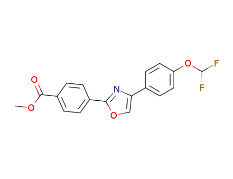 methyl 4-[4-(4-difluoromethoxylphenyl)-2-oxazolyl]benzoate