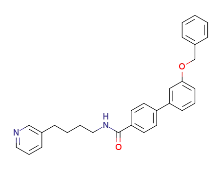 3'-(phenylmethoxy)-N-<4-(3-pyridinyl)butyl>-1,1'-biphenyl-4-carboxamide