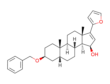 2-(3'β-benzyloxy-15'β-hydroxy-5'β-androst-16'-en-17'-yl)furan