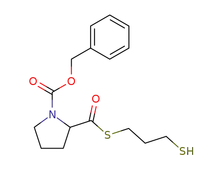 S-(3-mercaptopropyl) N-benzyloxycarbonylpyrrolidine-2-carbothioate