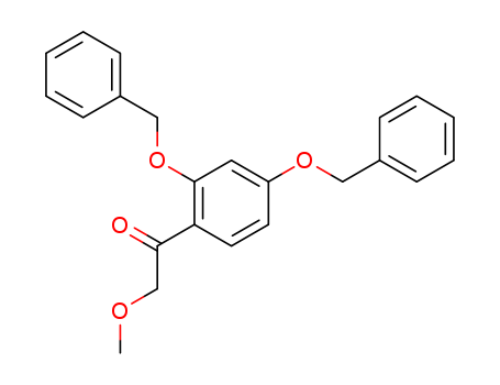 Ethanone, 1-(2,4-bis(phenylmethoxy)phenyl)-2-methoxy-