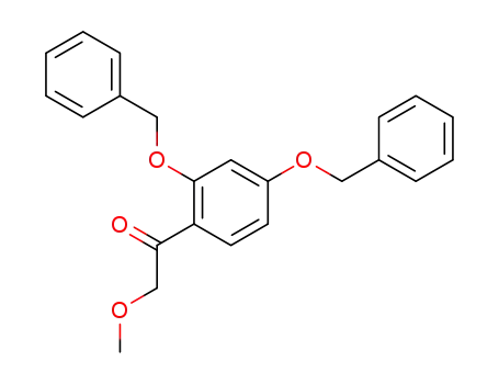 Molecular Structure of 4940-45-8 (1-[2,4-Bis(phenylmethoxy)phenyl]-2-methoxyethanone)