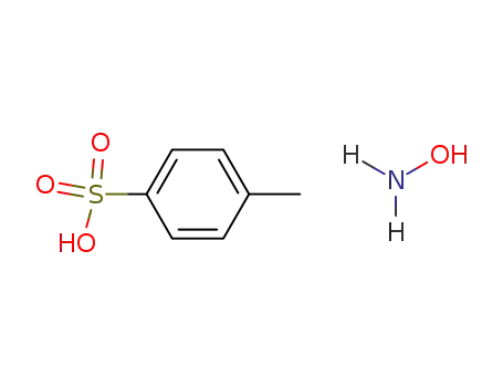 Molecular Structure of 53933-48-5 (Hydroxylammonium 4-methylbenzenesulphonate)