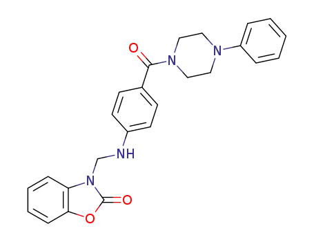 1-<p-<3-(2'-Oxobenzoxazolinylmethyl)amino>benzoyl>-4-phenylpiperazine