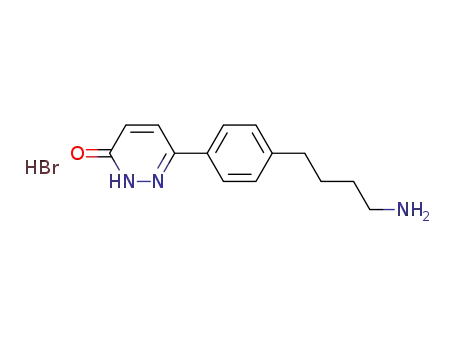 6-[4-(4-aminobutyl)phenyl]pyridazin-3(2H)-one hydrobromide