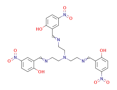 Molecular Structure of 70292-83-0 (tris[2-(5-nitrosalicylideneamino)ethyl]amine)