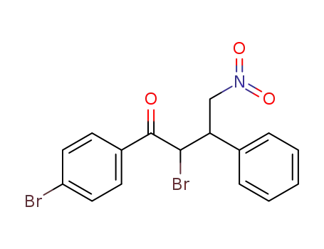 2-bromo-1-(4-bromo-phenyl)-4-nitro-3-phenyl-butan-1-one