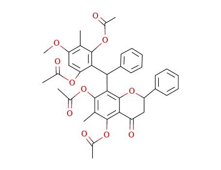 (+/-)-melanervin-tetraacetate