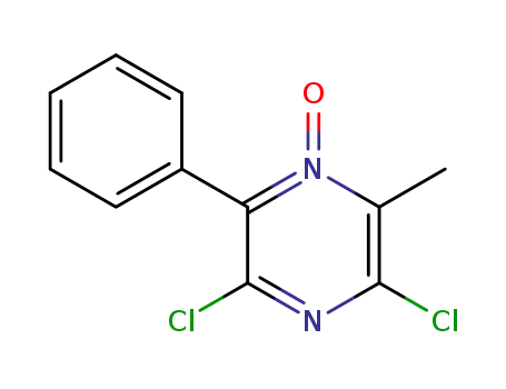3,5-dichloro-2-methyl-6-phenylpyrazine 1-oxide