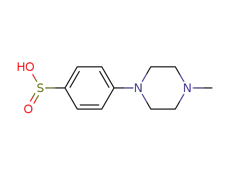 Molecular Structure of 770706-25-7 (4-(4-methyl-piperazin-1-yl)-benzenesulfinate)